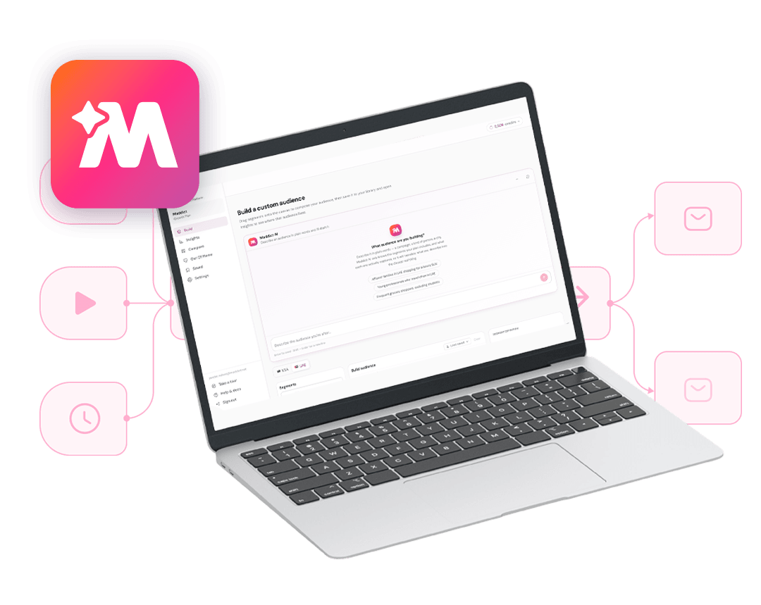 Maddict Audience Platform AI audience builder